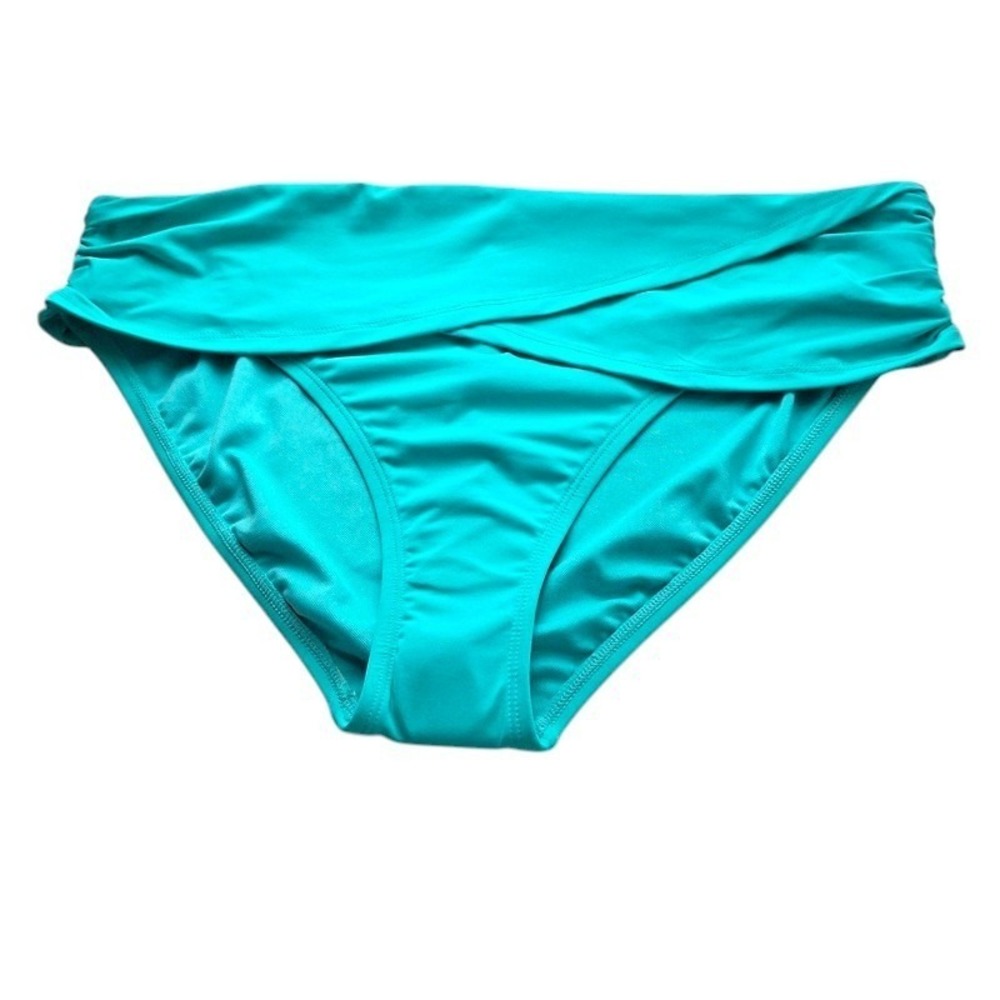 Bleu Rod Beattie Bikini Bottom 12 Green Wrap Sarong Swimwear Beachwear Elegant‎